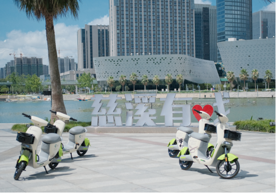 經過審批后正規投放的共享電單車 經過審批后正規投放的共享電單車